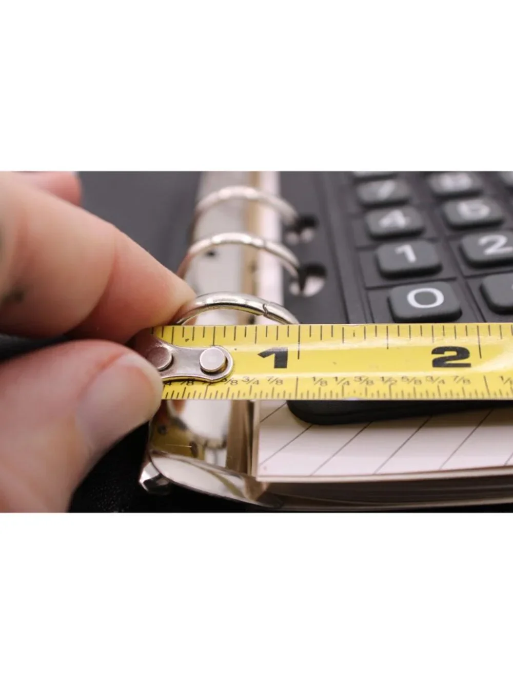 Personal Organizer Planner Calculator Zipper Closure Dividers Pen Phone Holder